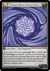 Lesser Boon of Scriveners - 040 - Common - Radiant Origins: Pantheon