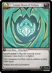 Lesser Boon of Veilara - 044 - Uncommon - Radiant Origins: Pantheon