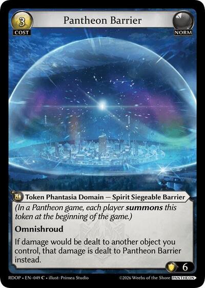 Pantheon Barrier (049) - 049 - Common - Radiant Origins: Pantheon