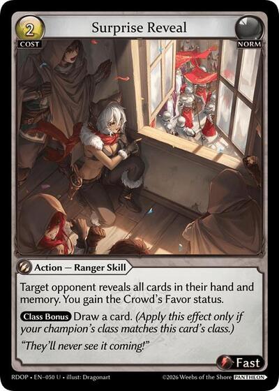 Surprise Reveal - 050 - Uncommon - Radiant Origins: Pantheon