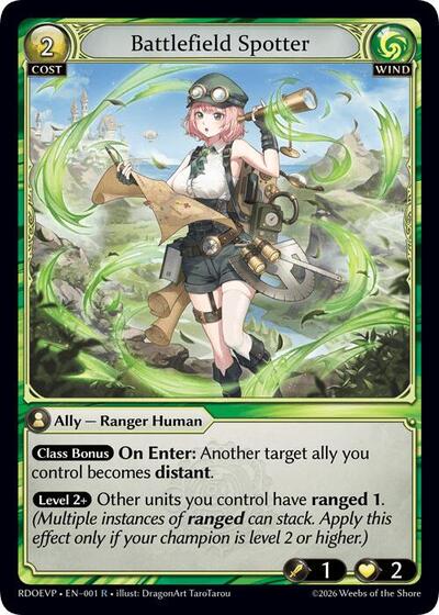 Battlefield Spotter - 001 - Rare - Radiant Origins Event Pack