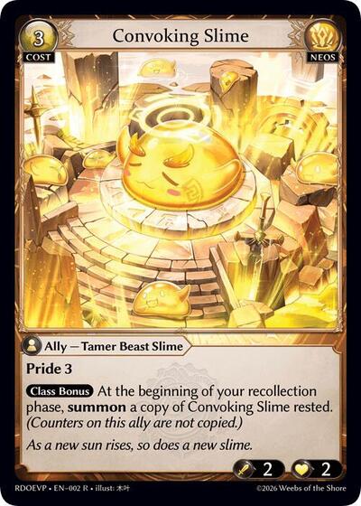 Convoking Slime - 002 - Rare - Radiant Origins Event Pack