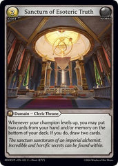 Sanctum of Esoteric Truth - 015 - Uncommon - Radiant Origins Event Pack