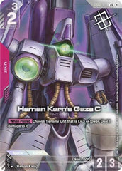 Haman Karn's Gaza C (Store Tournament Winner Pack 04) - GD02-039 - Full Art Rare - Gundam Promotional Cards