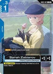 Sarah Zabiarov (Store Tournament Participant Pack 04) - GD03-087 - COMMON - Gundam Promotional Cards