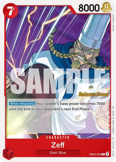 Zeff - EB04-004 - Common - Adventure on Kami's Island Release Event Cards