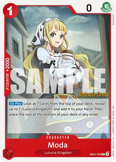 Moda - EB04-006 - Common - Adventure on Kami's Island Release Event Cards