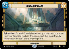Sundari Palace - 12/84 - Rare - Twin Suns