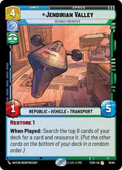 Jendirian Valley - Refugee Freighter - 18/84 - Rare - Twin Suns