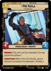 Pre Vizsla - For Mandalore! - 74/84 - Uncommon - Twin Suns