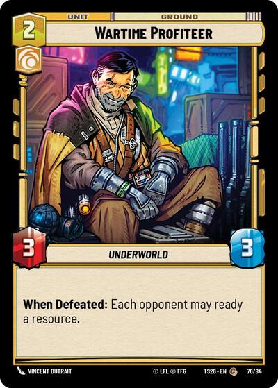Wartime Profiteer - 76/84 - Common - Twin Suns