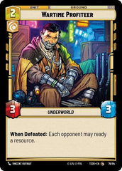 Wartime Profiteer - 76/84 - Common - Twin Suns