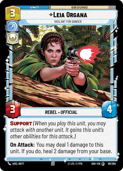Leia Organa - Vigilant for Danger - 59/264 - Special - Ashes of the Empire