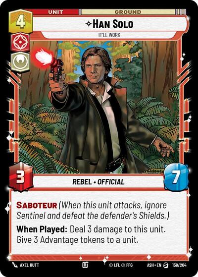 Han Solo - It'll Work - 158/264 - Special - Ashes of the Empire