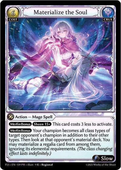 Materialize the Soul - 159 - Promo - Promotional Cards