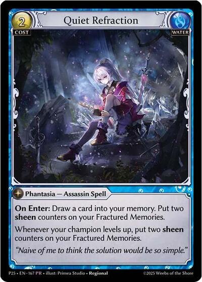 Quiet Refraction - 167 - Promo - Promotional Cards