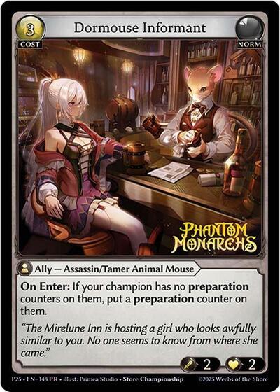 Dormouse Informant - 148 - Promo - Promotional Cards