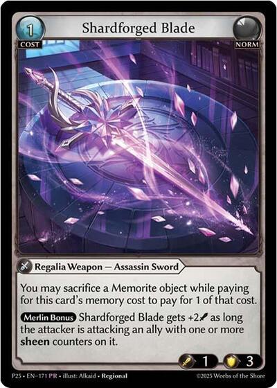 Shardforged Blade - 171 - Promo - Promotional Cards