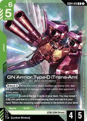 GN Armor Type-D (Trans-Am) - GD04-019 - RARE - Phantom Aria