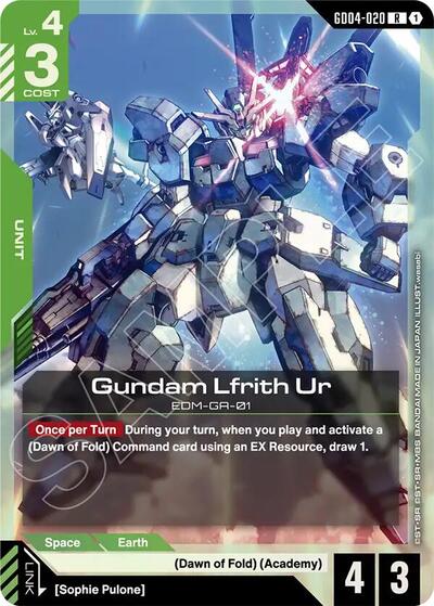 Gundam Lfrith Ur - GD04-020 - RARE - Phantom Aria