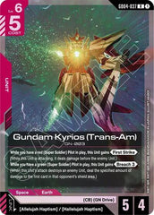 Gundam Kyrios (Trans-Am) - GD04-037 - RARE - Phantom Aria