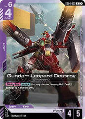 Gundam Leopard Destroy - GD04-052 - RARE - Phantom Aria