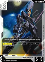 Unicorn Gundam 02 Banshee Norn (Unicorn Mode) - GD04-072 - UNCOMMON - Phantom Aria