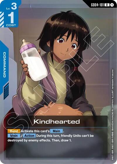 Kindhearted - GD04-101 - RARE - Phantom Aria