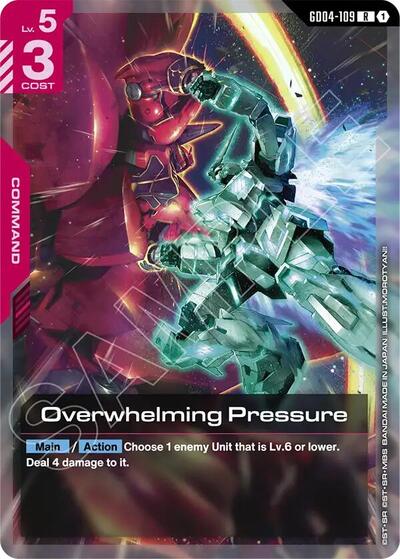 Overwhelming Pressure - GD04-109 - RARE - Phantom Aria