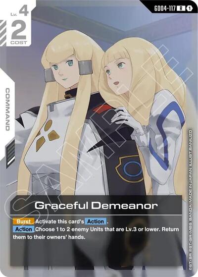 Graceful Demeanor - GD04-117 - RARE - Phantom Aria