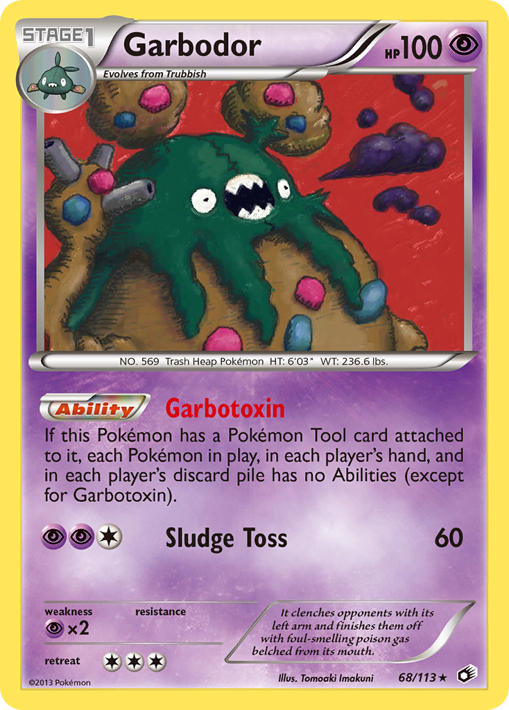 Garbodor - 068/113 - Legendary Treasures