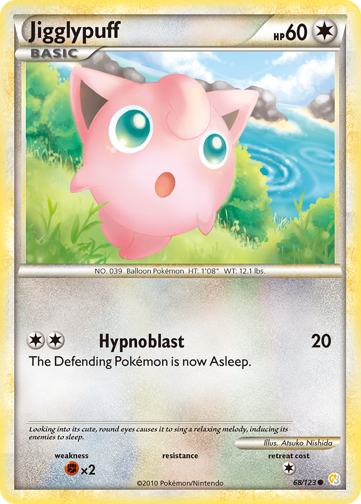 Jigglypuff - 068/123 - HeartGold & SoulSilver