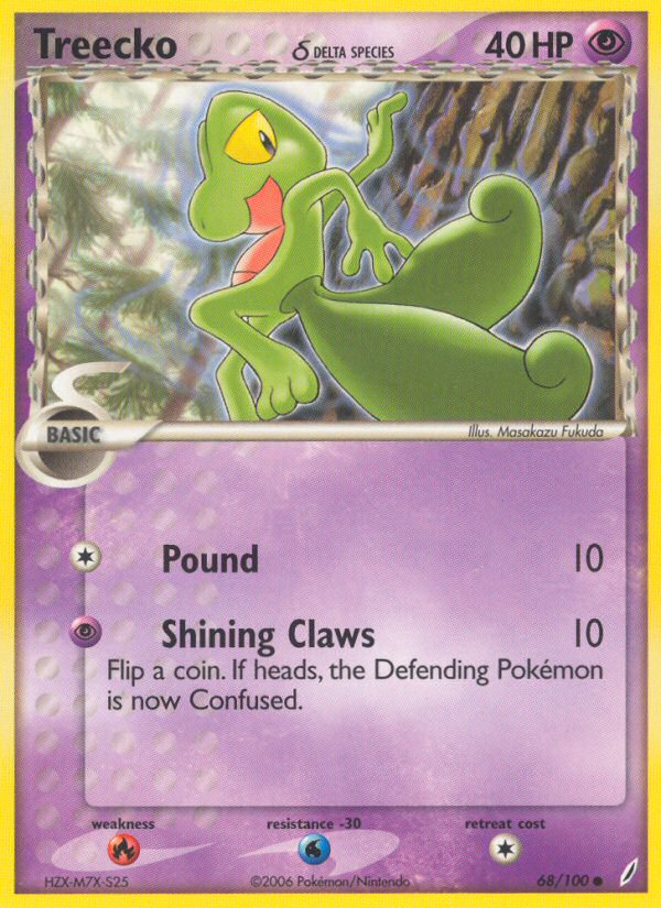 Treecko ? - 068/100 - Crystal Guardians