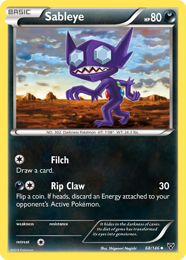 Sableye - 068/146 - XY