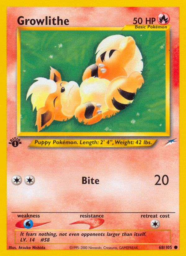 Growlithe - 068/105 - Neo Destiny