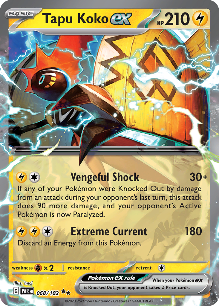 Tapu Koko ex - 068/182 - Paradox Rift