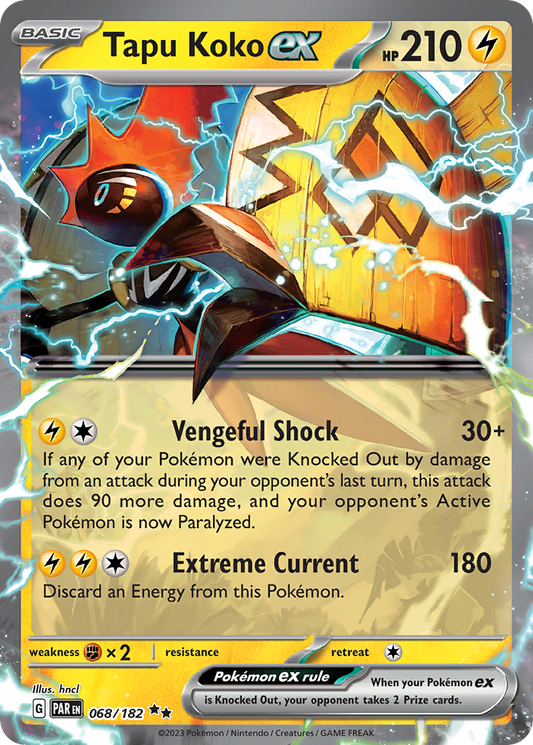 Tapu Koko ex - 068/182 - Paradox Rift