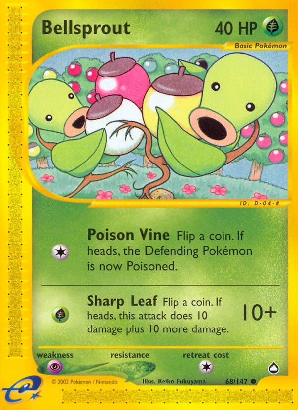 Bellsprout - 068/147 - Aquapolis