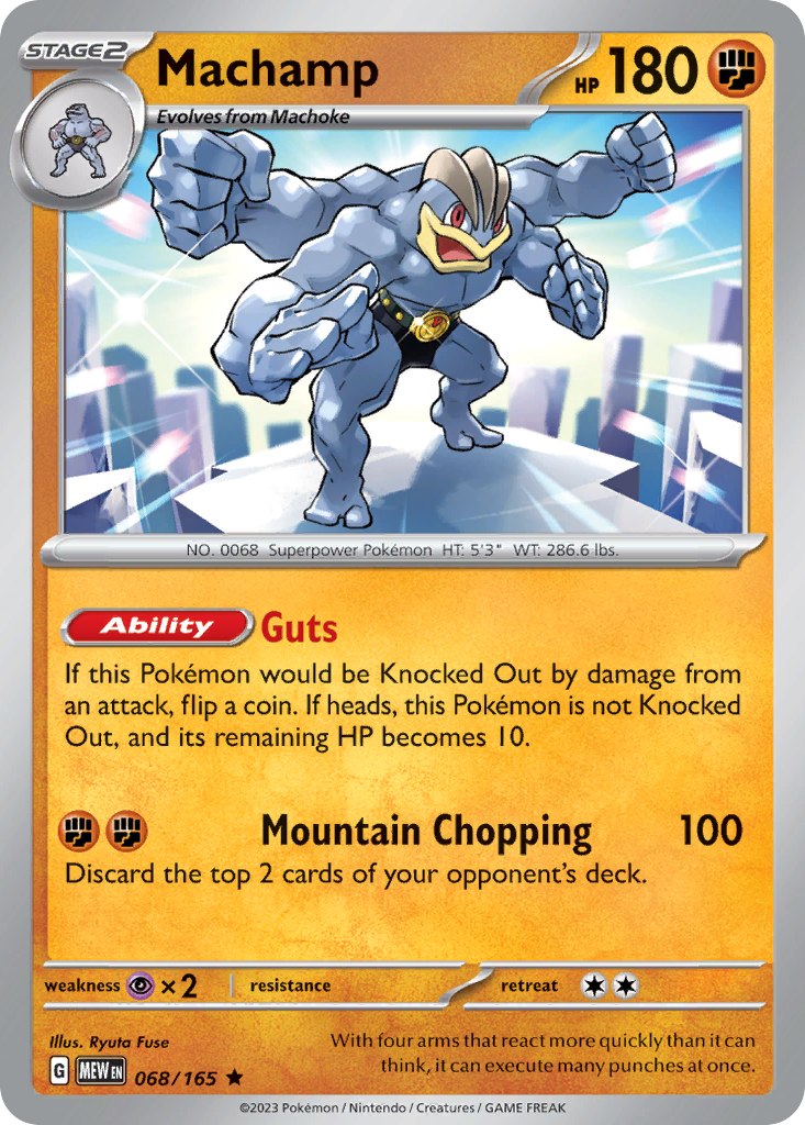 Machamp - 068/165 - 151