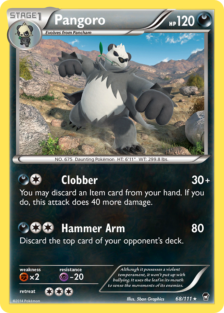 Pangoro - 068/111 - Furious Fists