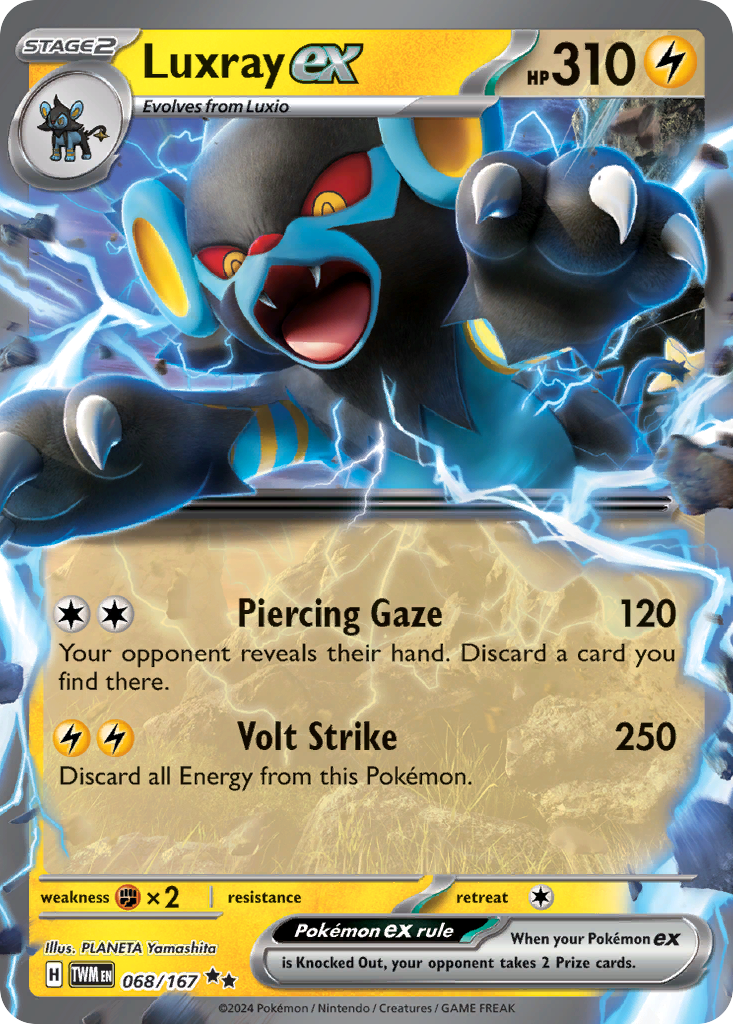 Luxray ex - 068/167 - Twilight Masquerade