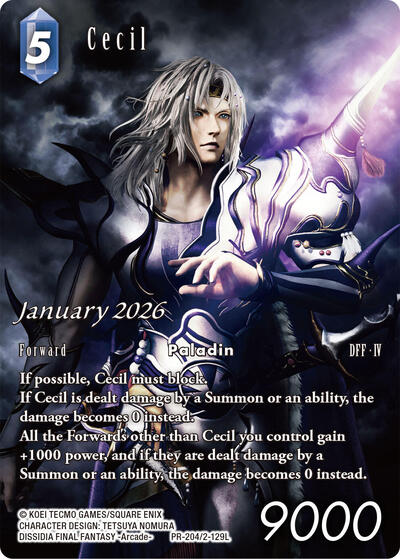 Cecil - PR-204/2-129L - Legend - FF: Promo Cards