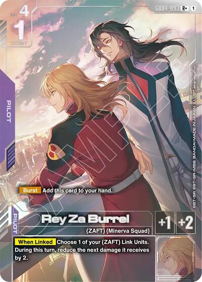 Rey Za Burrel (R+) - GD04-093 - Full Art Rare - Phantom Aria