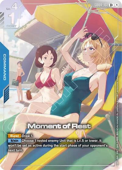 Moment of Rest (U+) - GD04-102 - Full Art Uncommon - Phantom Aria
