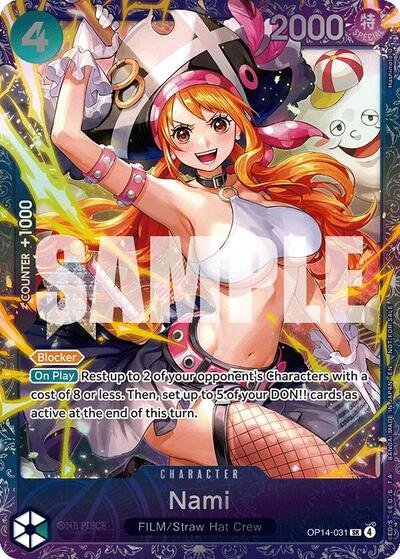 Nami - OP14-031 - Super Rare (Treasure Cup May 2026) - One Piece Promotion Cards