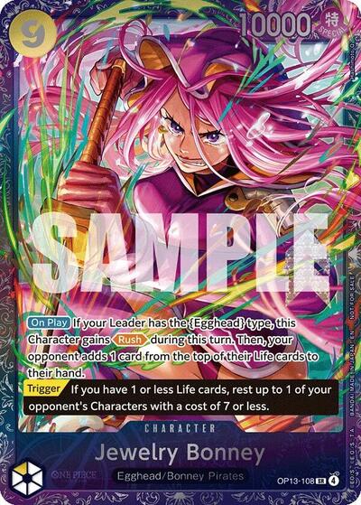 Jewelry Bonney - OP13-108 - Super Rare (Treasure Cup May 2026) - One Piece Promotion Cards