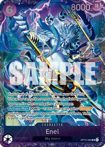 Enel - OP15-060 - Super Rare (Treasure Cup May 2026) - One Piece Promotion Cards