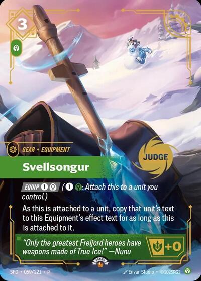 Svellsongur - 059/221 - Promo - Riftbound Judge Promotional Cards