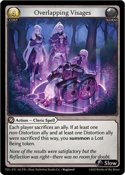 Overlapping Visages (162) - 162 - Promo - Promotional Cards