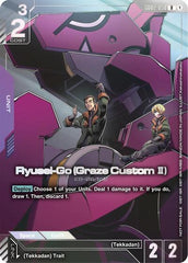 Ryusei-Go (Graze Custom II) (Newtype Challenge 2026 Mission 3) - GD02-058 - RARE - Gundam Promotional Cards